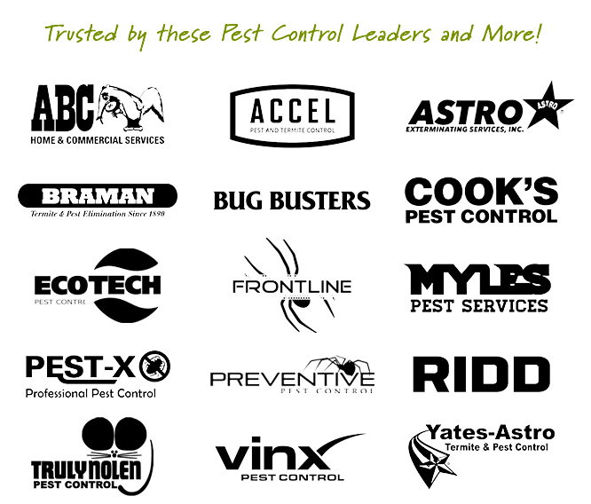 Trusted by leaders in the pest control industry...